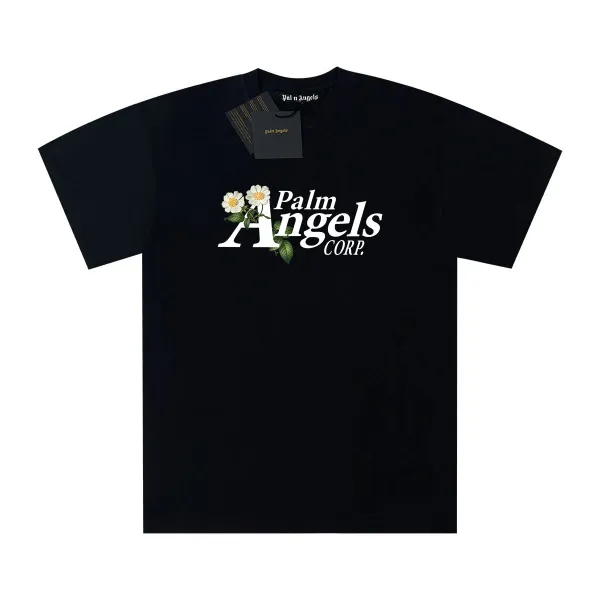 Palm Angels Handprint Logo White T-Shirt - 4