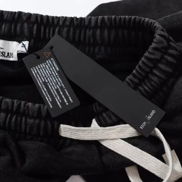 Stone Island Shadow Project Washed Black Sweatpants - 12