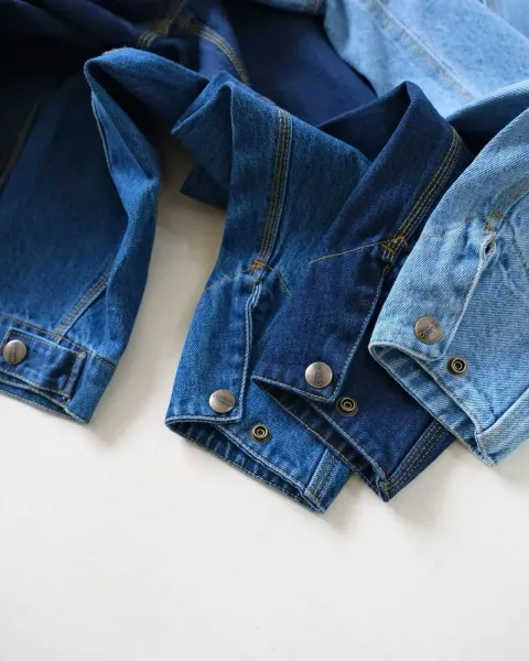 Carhartt WIP Detroit Jacket Navy Denim Jacket - 15