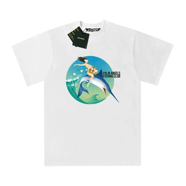Palm Angels Handprint Logo White T-Shirt - 3