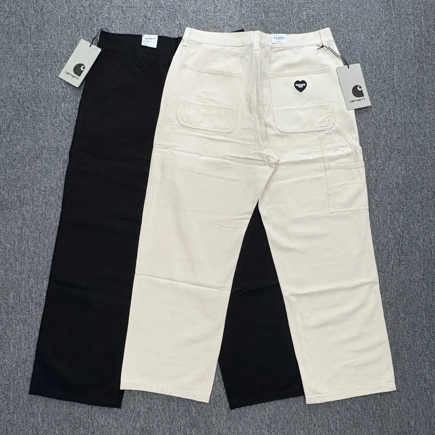 Carhartt WIP x Carhartt Heart Patch Beige Work Pants - 8