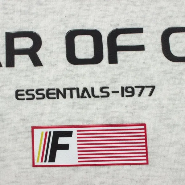 Fear of God Essentials 1977 Raglan Hoodie Gray/Black - 9