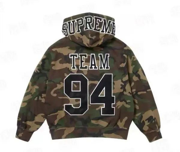 Supreme Team 94 Camo Hoodie - 8