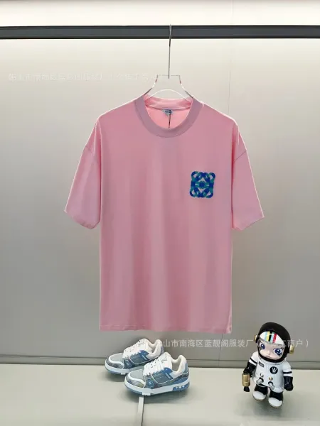 Loewe Anagram Patch Pink T-Shirt - 1