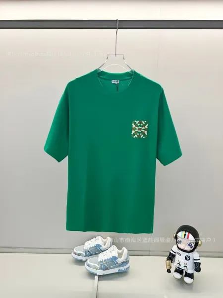 Loewe Anagram Patch Green T-Shirt - 1
