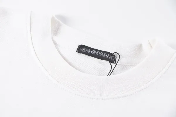 Chrome Hearts Embroidered Cross Motif White Sweatshirt - 7
