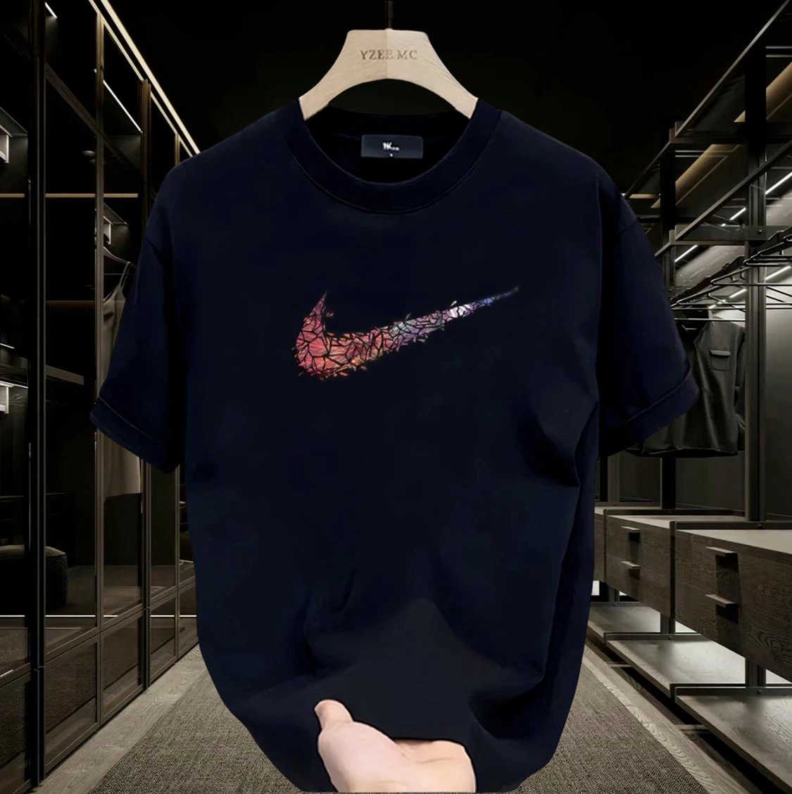 Nike Praying Hands Swoosh Black T-Shirt - 20