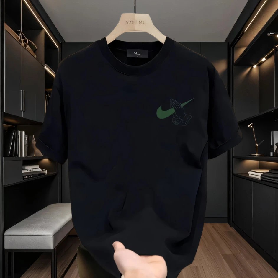 Nike Praying Hands Swoosh Black T-Shirt - 28