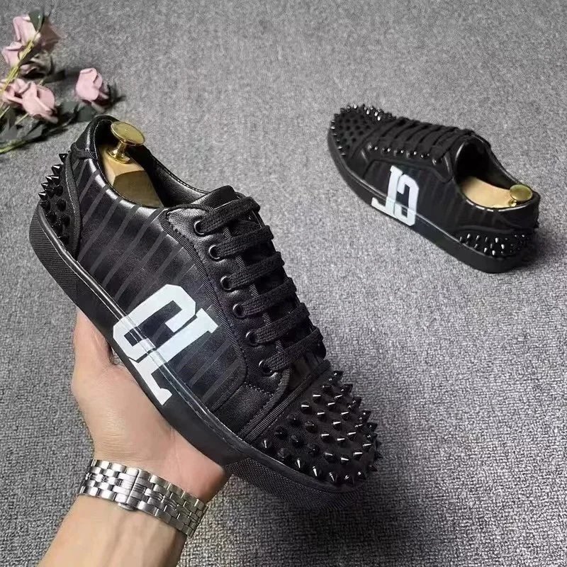 CL Spiked Black Sneakers