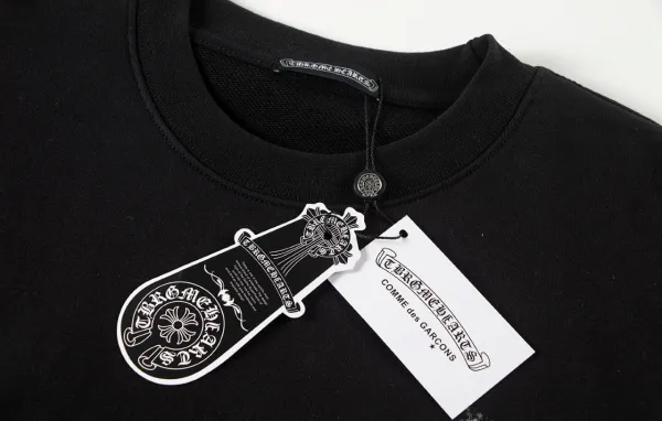 Chrome Hearts Embroidered Cross Motif White Sweatshirt - 11