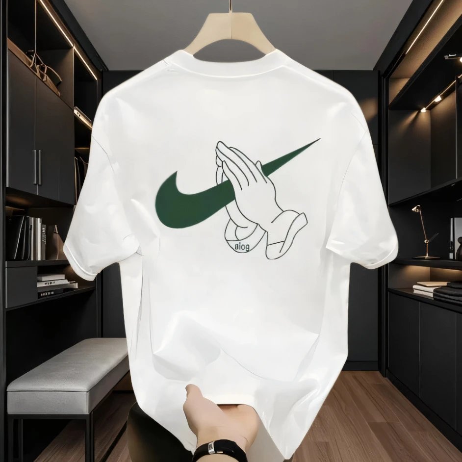 Nike Praying Hands Swoosh Black T-Shirt - 27