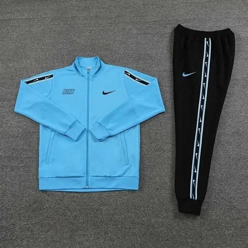 Nike Matching Sets Hooded jacket, T-shirt and shorts three-piece set — (Long Pants Two-Piece Set) -293