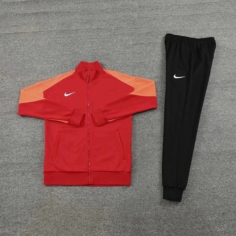 Nike Matching Sets Hooded jacket, T-shirt and shorts three-piece set — (Long Pants Two-Piece Set) -295