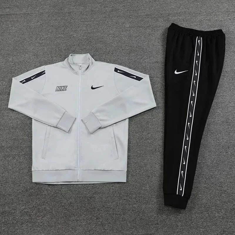 Nike Matching Sets Hooded jacket, T-shirt and shorts three-piece set — (Long Pants Two-Piece Set) -294