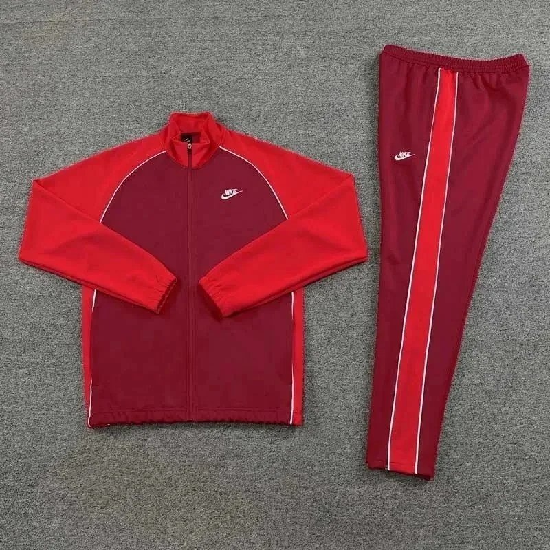 Nike Matching Sets Hooded jacket, T-shirt and shorts three-piece set — (Long Pants Two-Piece Set) -290