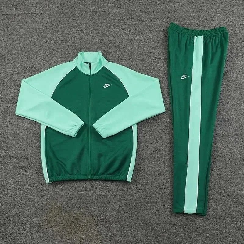 Nike Matching Sets Hooded jacket, T-shirt and shorts three-piece set — (Long Pants Two-Piece Set) -300