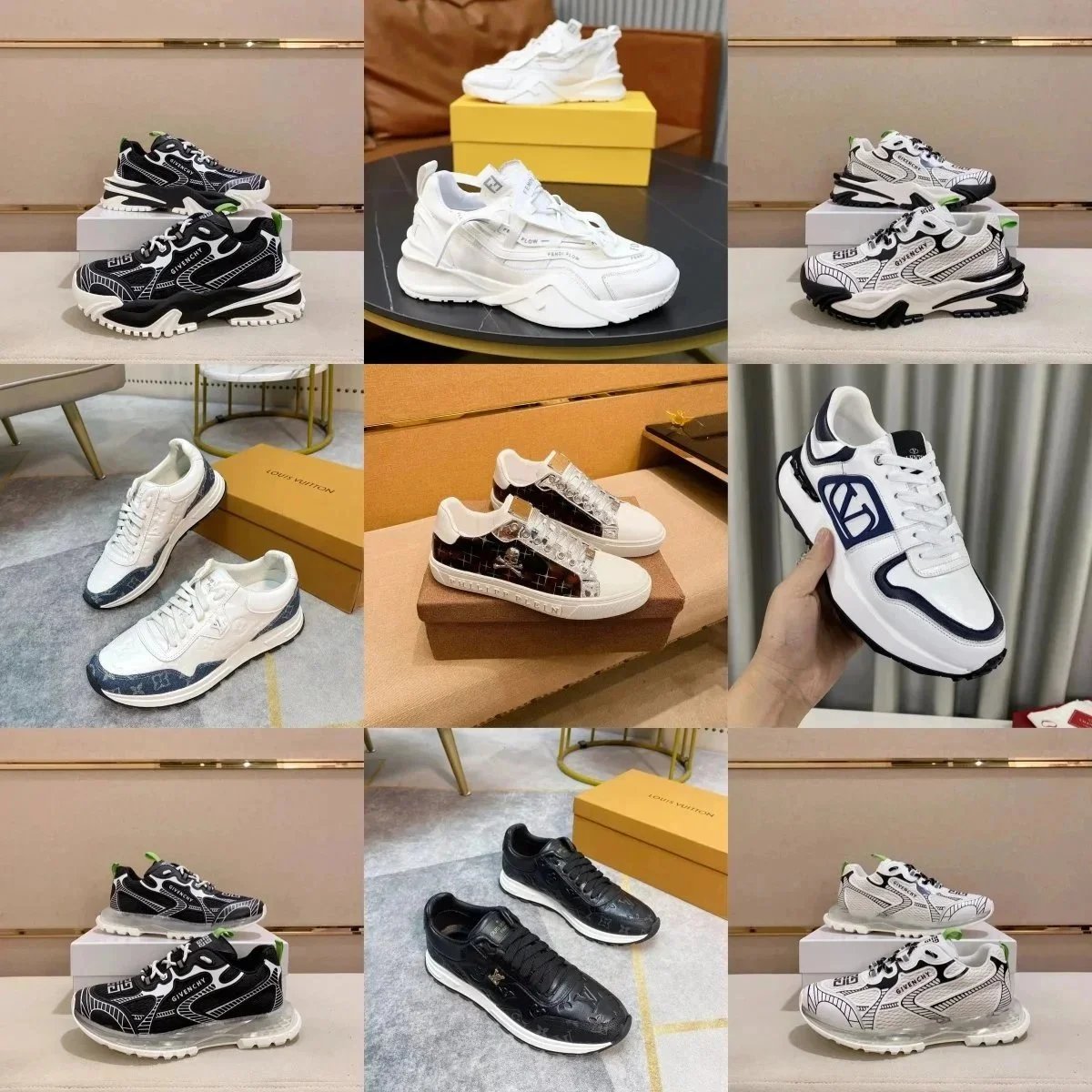 LV GUCCI fashion shoes