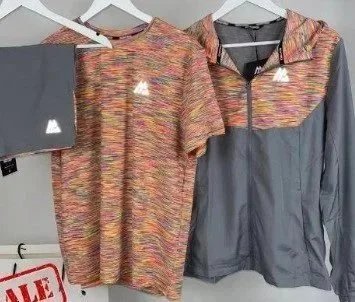Nike Matching Sets Hooded jacket, T-shirt and shorts three-piece set — (Shorts-style three-piece set)-L269
