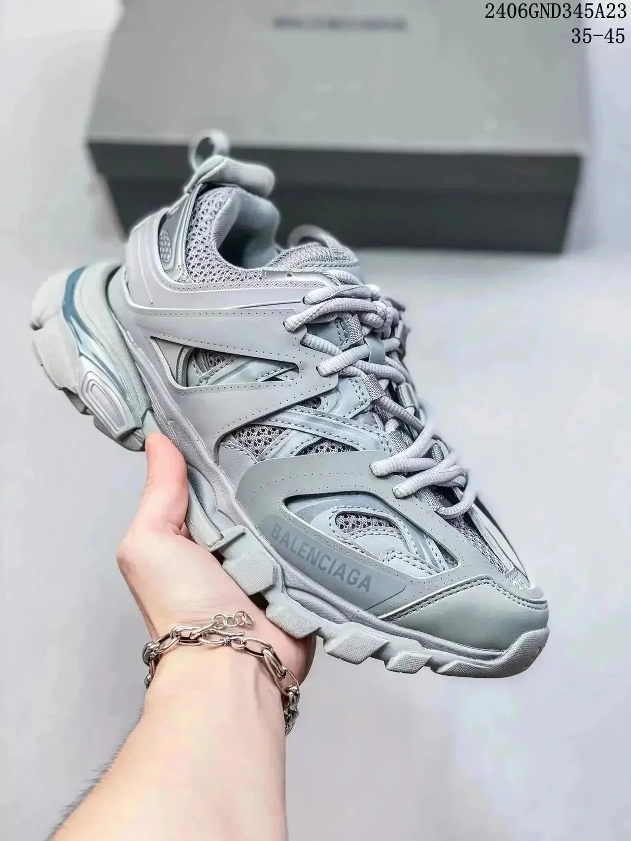 Puma RS-X3 Pink Silver Chunky Sneakers - 8