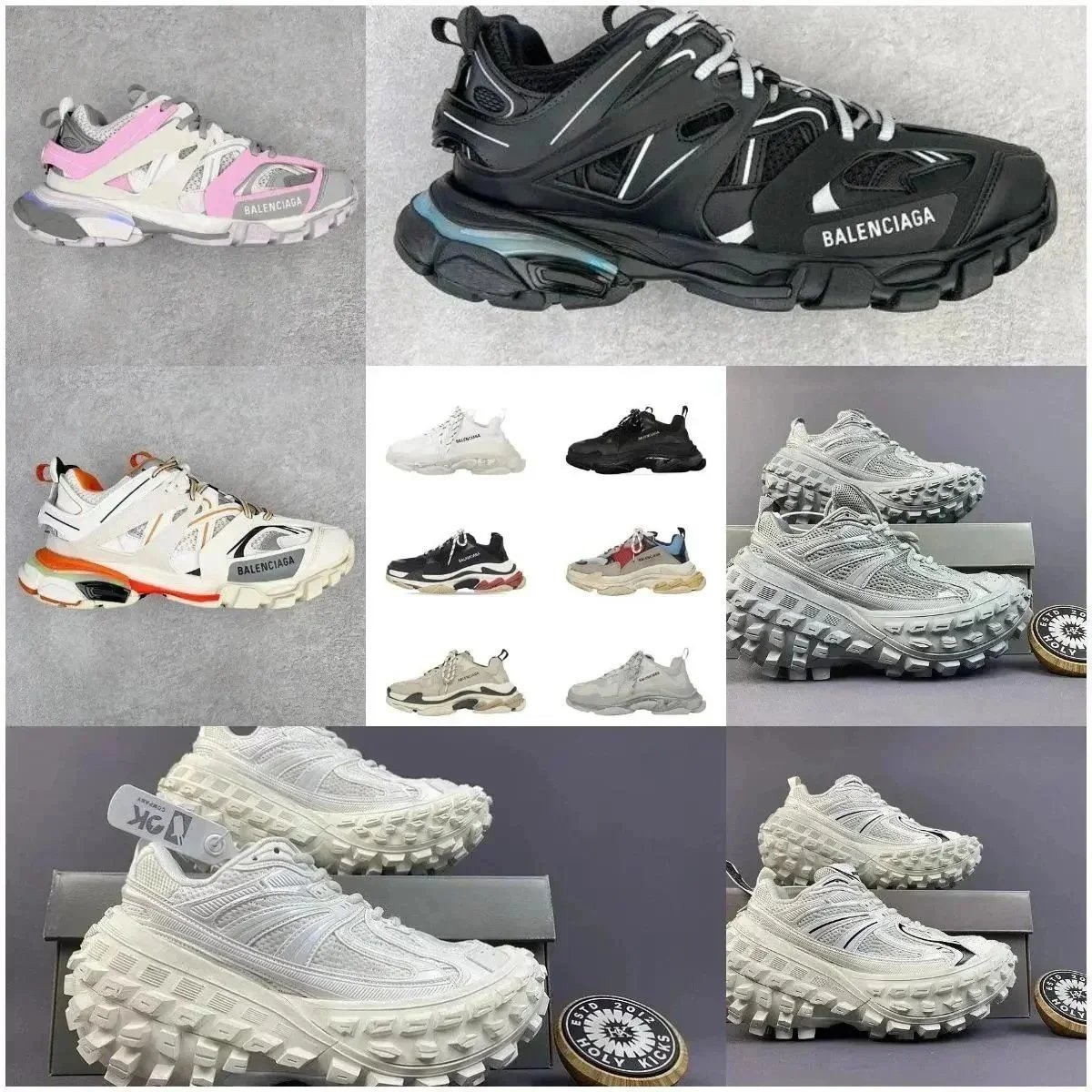 Puma RS-X3 Pink Silver Chunky Sneakers - 2