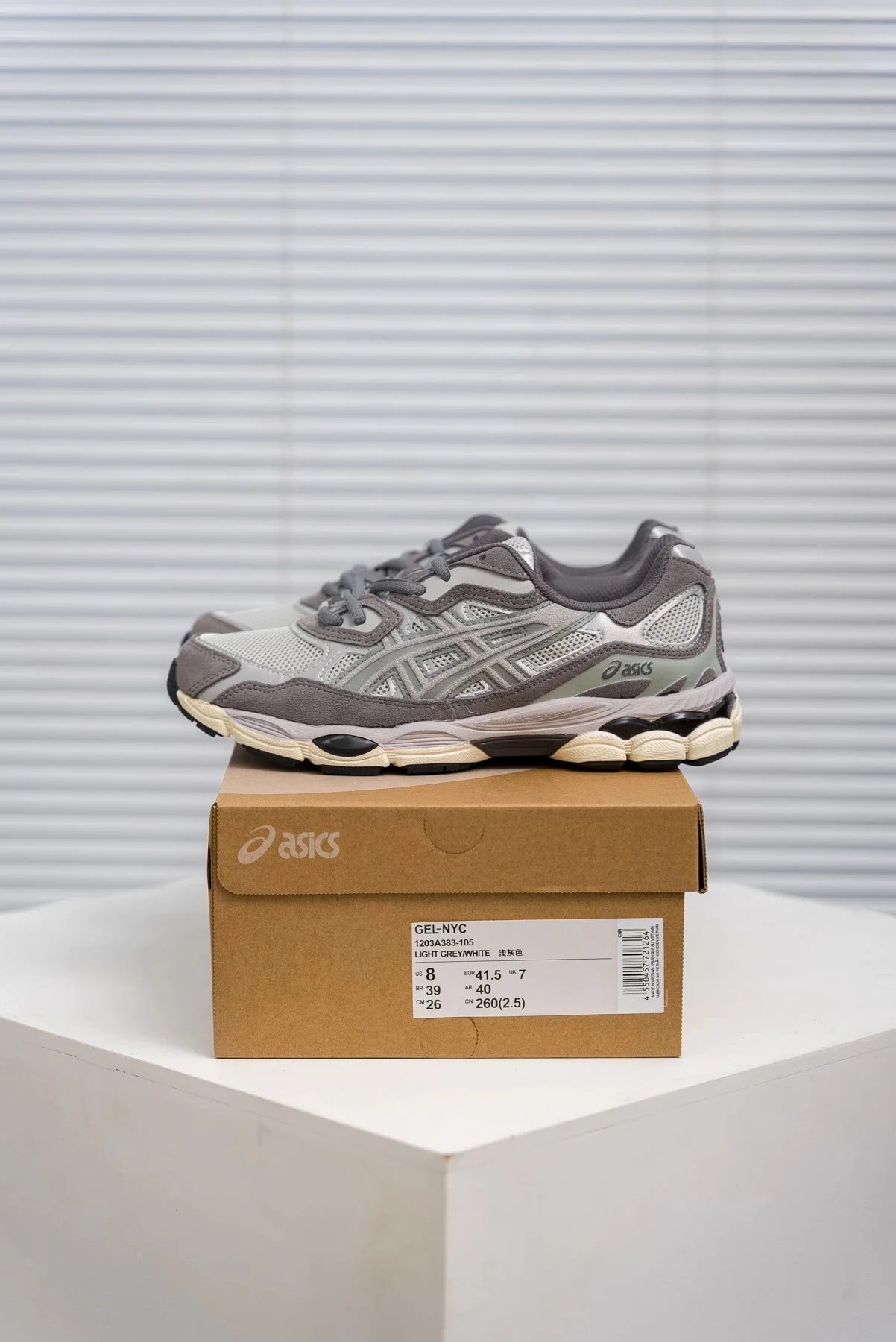 1203A383-105 LIGHT GREYWHITE light gray