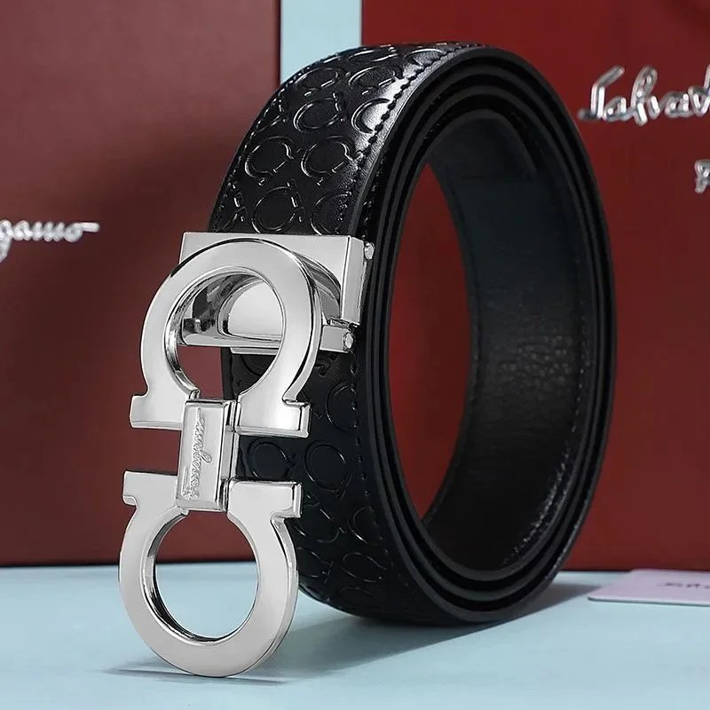 High quality horseshoe patterned silver buckle [gift box set - can be shortened]