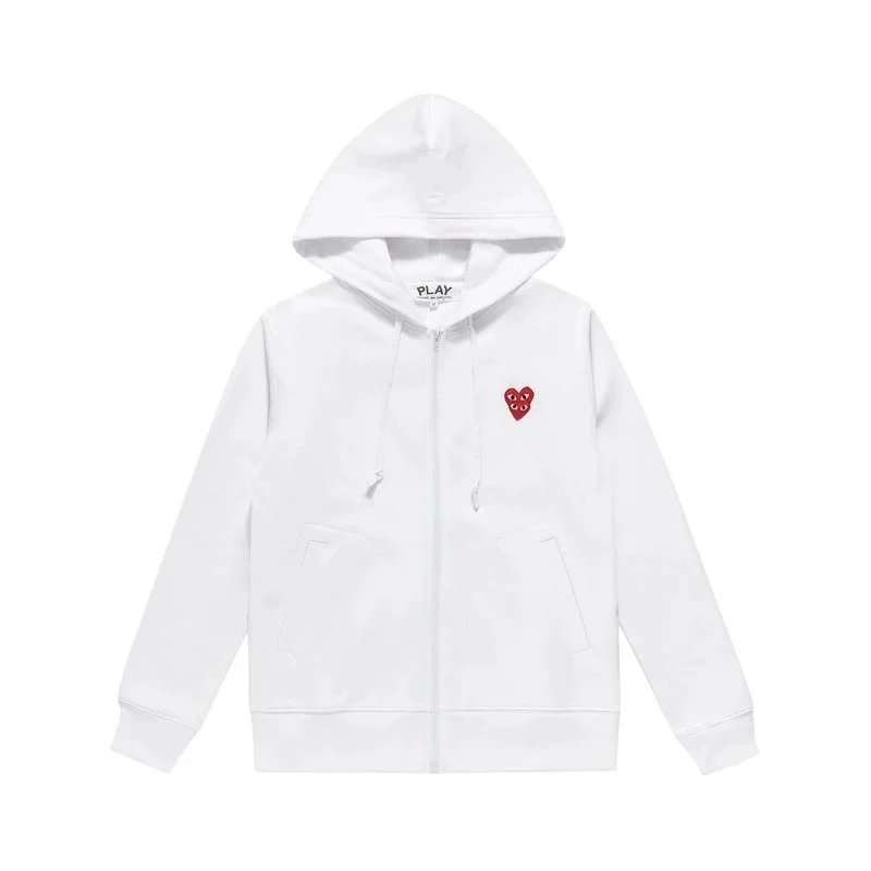 White Stacked Heart