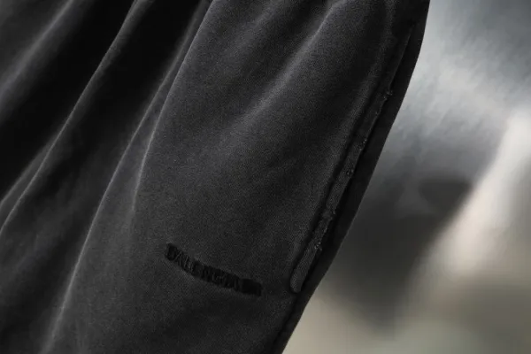 Balenciaga Logo Waistband Shorts Gray - 11