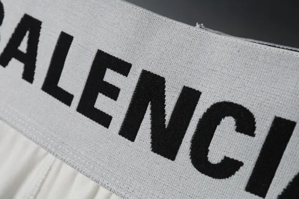 Balenciaga Logo Waistband Shorts Gray - 17