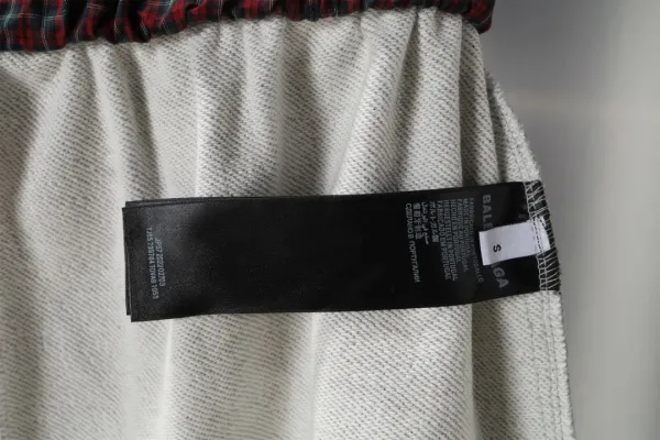 Balenciaga Logo Waistband Shorts Gray - 39