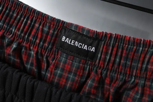 Balenciaga Logo Waistband Shorts Gray - 28