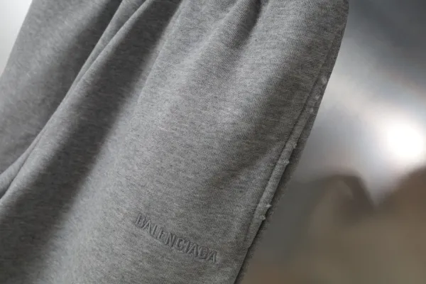 Balenciaga Logo Waistband Shorts Gray - 20