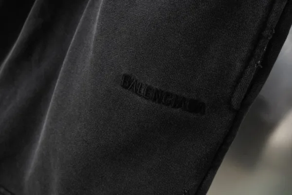 Balenciaga Logo Waistband Shorts Gray - 9