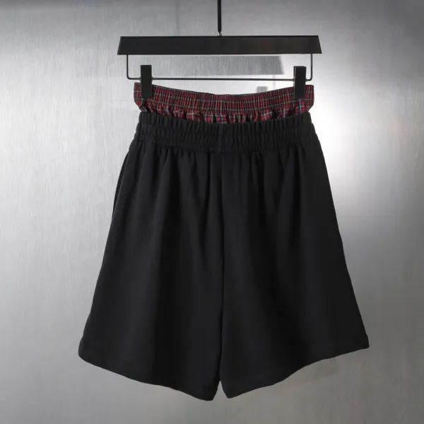 Balenciaga Logo Waistband Shorts Gray - 23
