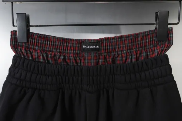 Balenciaga Logo Waistband Shorts Gray - 30
