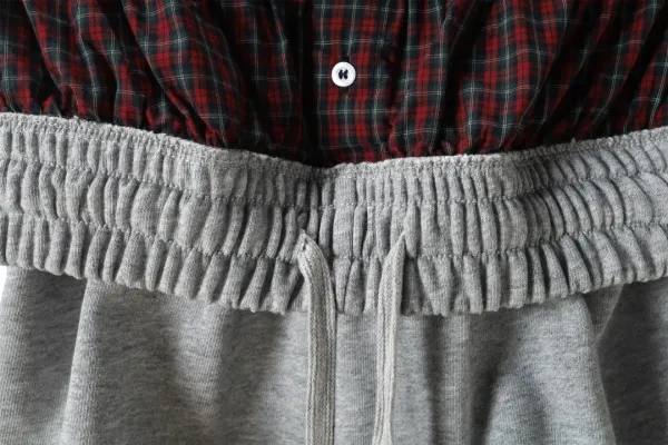 Balenciaga Logo Waistband Shorts Gray - 34
