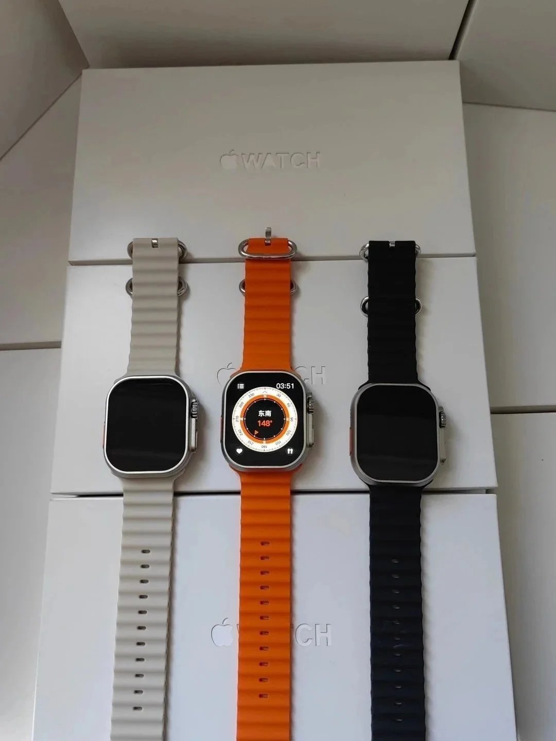 Apple Watch Ultra 2 Orange Alpine Loop Smartwatch - 4