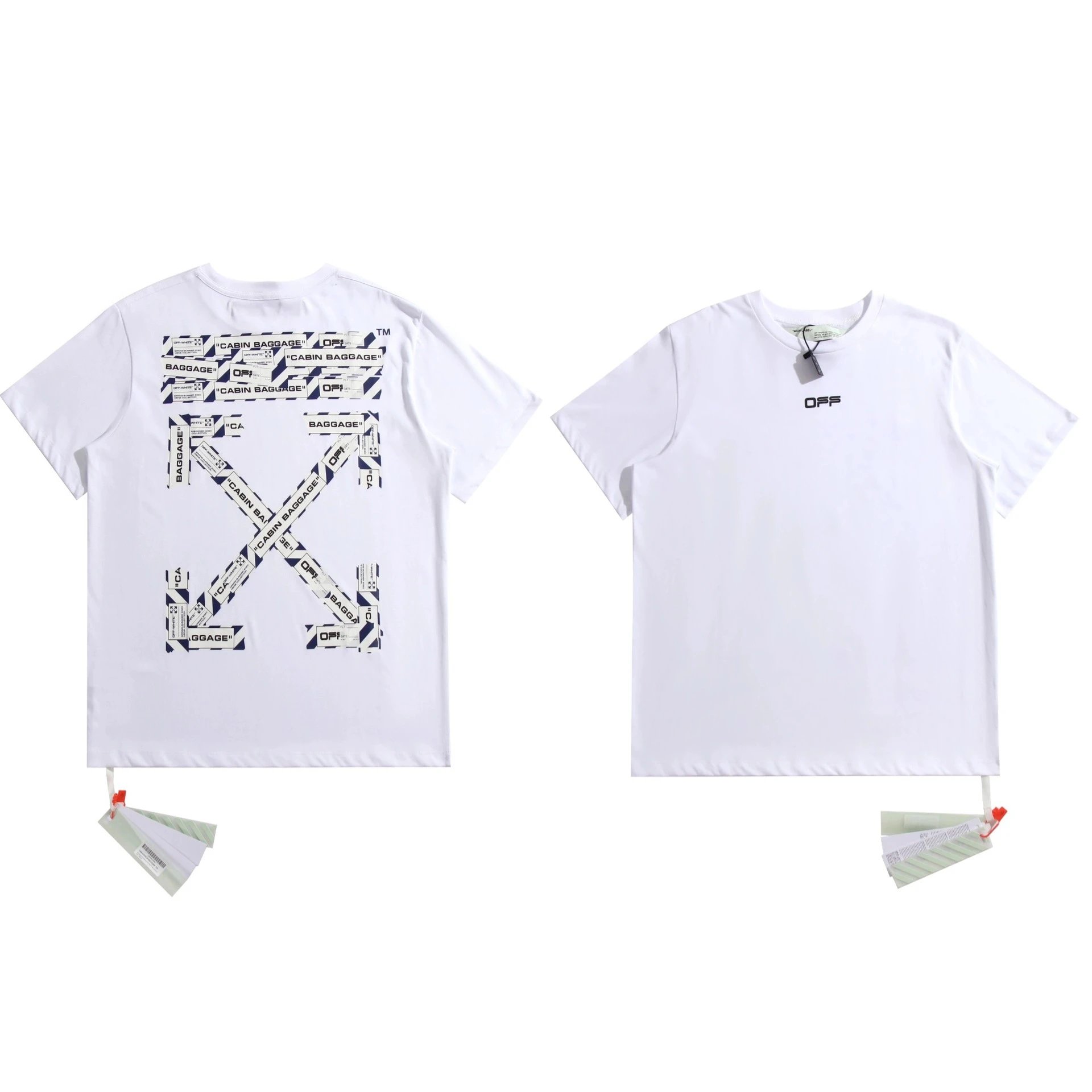 Off-White Cabin Baggage Arrow Print White T-Shirt