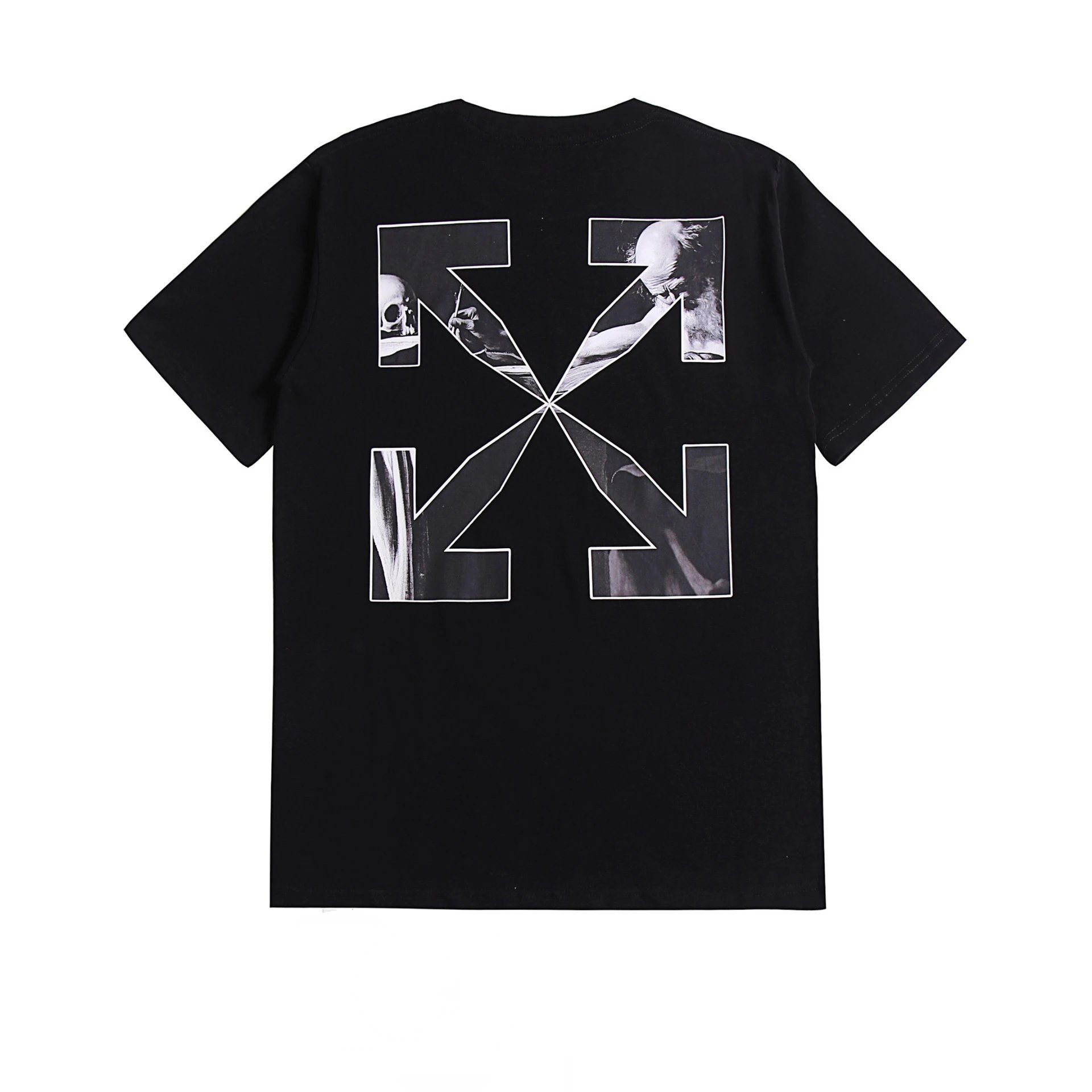 Off-White Diptych Arrow Print Black T-Shirt