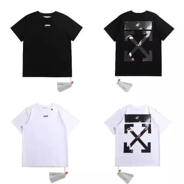 Off-White Arrow Logo Graphic T-Shirt Black - 7