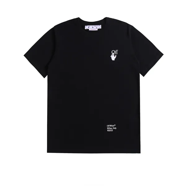 Off-White Diagonal Stripe Graphic White T-Shirt - 37