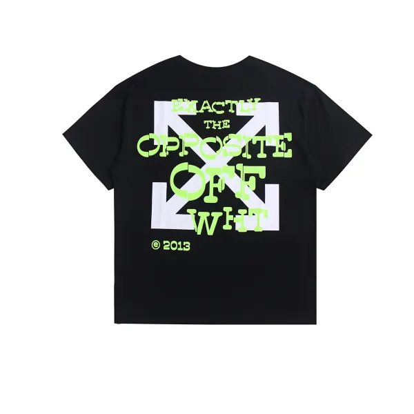 Off-White Diagonal Stripe Graphic White T-Shirt - 47