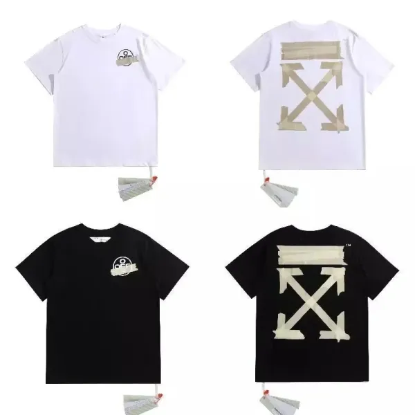 Off-White Arrow Logo Graphic T-Shirt Black - 4