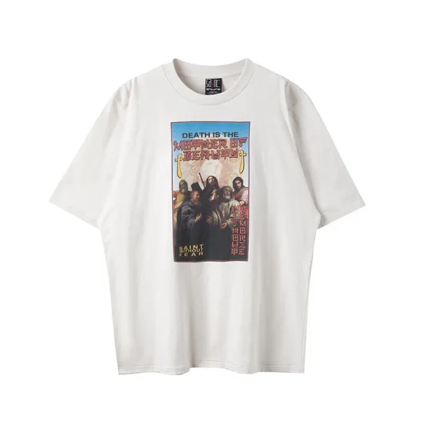 Saint Fear Death Is The Saint Fear T-Shirt White - 1
