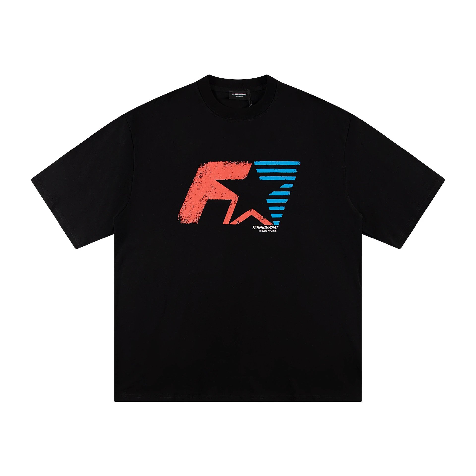 FROMWHAT Drift Series Acid Wash Graphic T-Shirt - 58