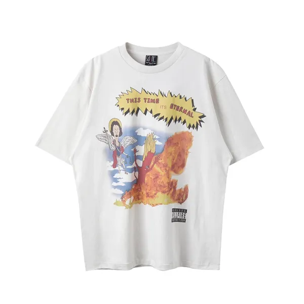 Hellfire x Unknown Artist This Time It's Eternal Graphic T-Shirt - 1