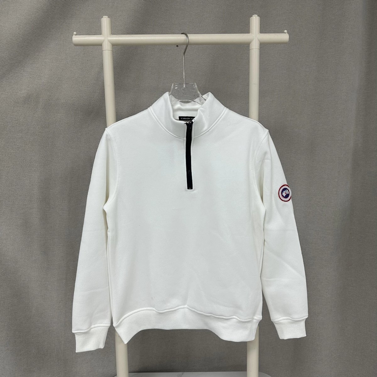 Canada Goose Half-Zip Sweatshirt Black Hoodie product detail 9 in Litbuy spreadsheet finds