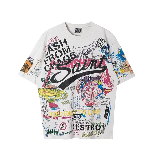 Hellfire x Unknown Artist This Time It's Eternal Graphic T-Shirt - 3