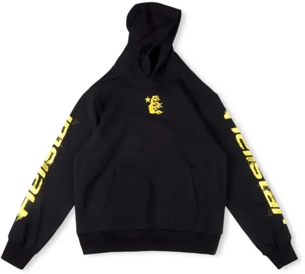 Heidt x Unknown Artist Black Yellow Graphic Hoodie - 1