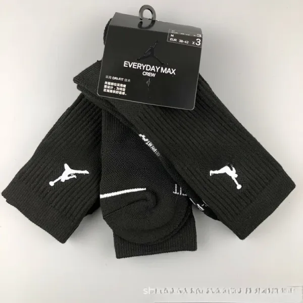Air Jordan Everyday Max Crew Black Socks - 1